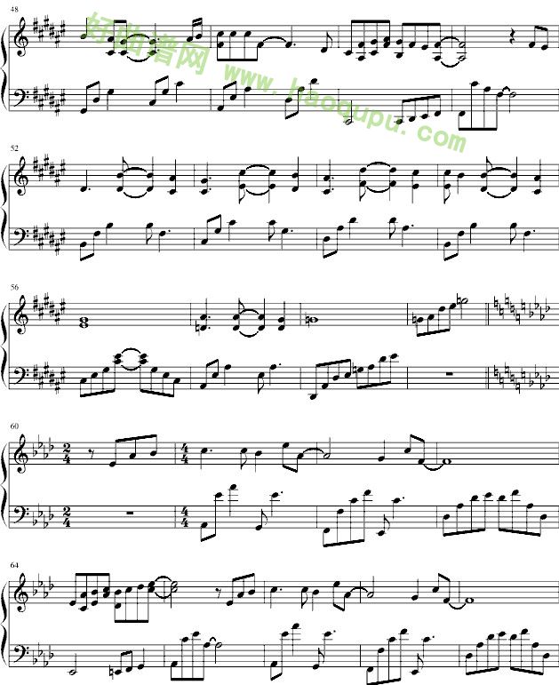 《安妮的仙境》钢琴谱第3张