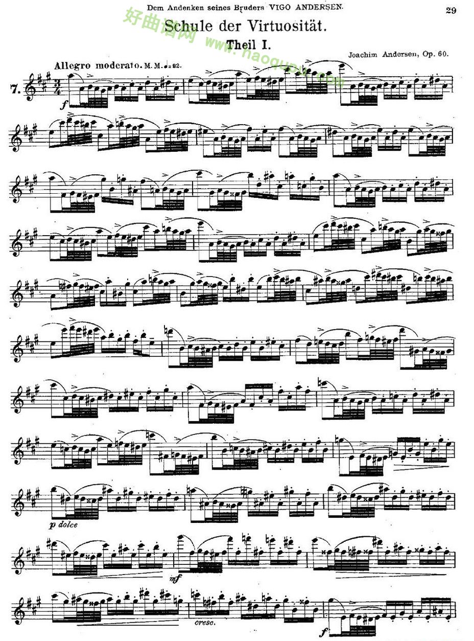 《Schule der Virtuosität. Op. 60》（安德森作曲）钢琴谱第1张