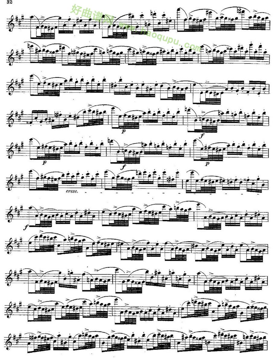 《Schule der Virtuosität. Op. 60》（安德森作曲）钢琴谱第4张