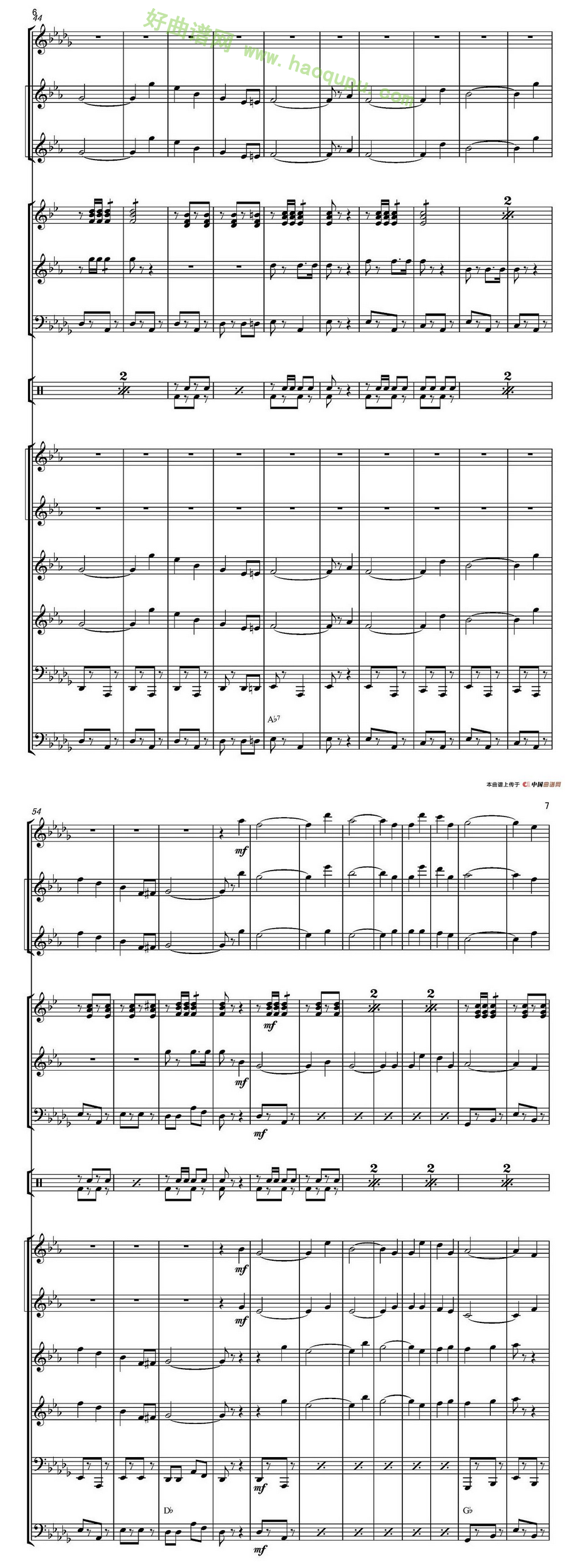 《俄罗斯进行曲》（marche-834）手风琴曲谱第3张