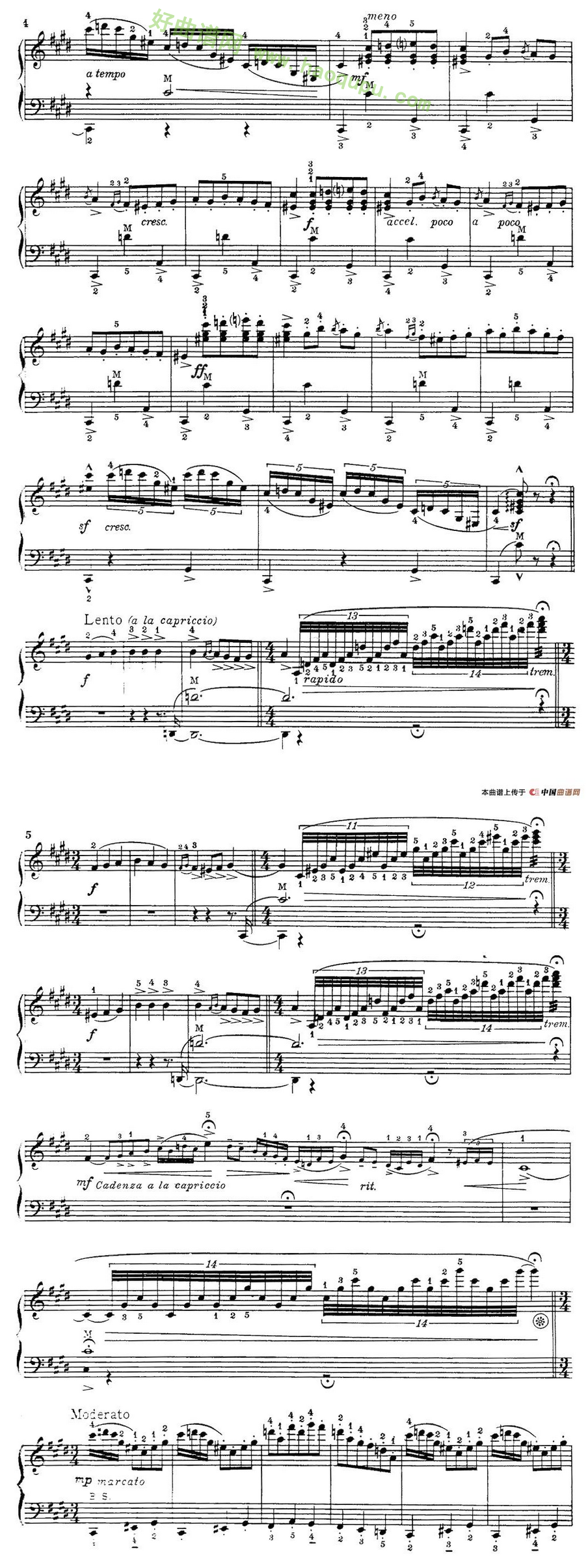 《Malaguena》（马拉加舞曲）手风琴曲谱第2张