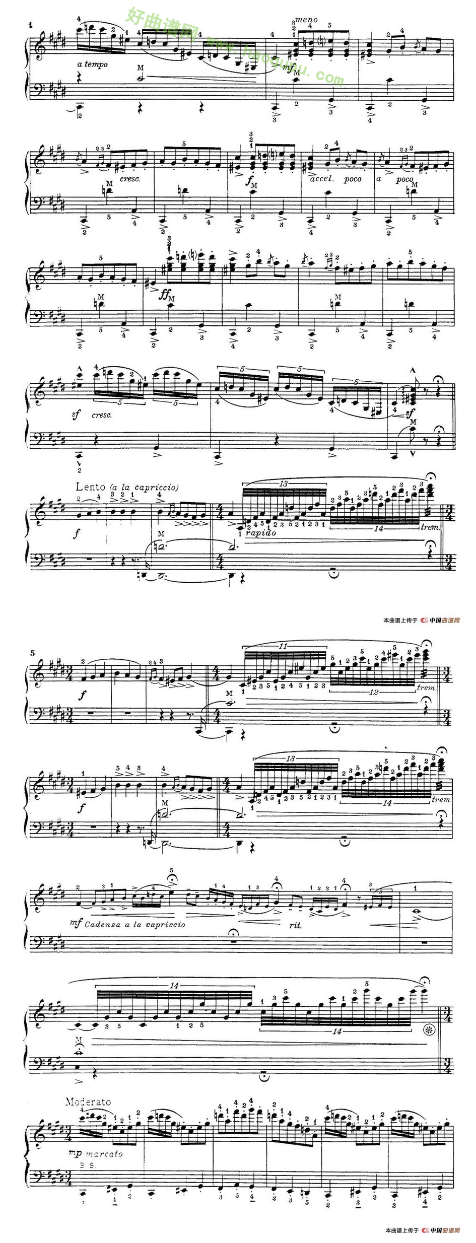 《Malaguena》（马拉加舞曲）手风琴曲谱第2张