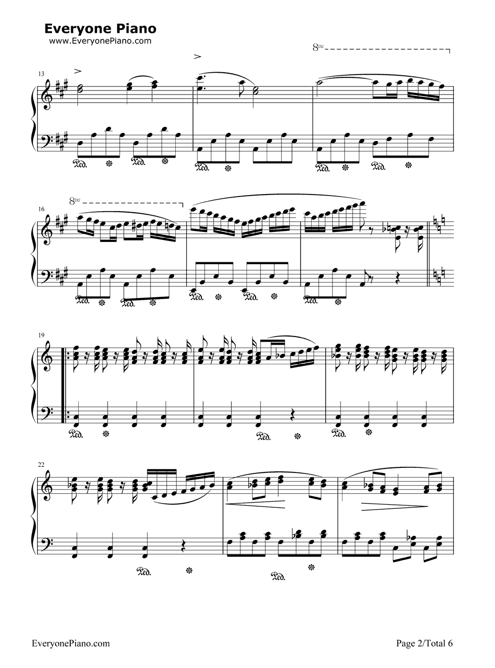 《西班牙舞曲》（肖斯塔科维奇） 钢琴谱第2张