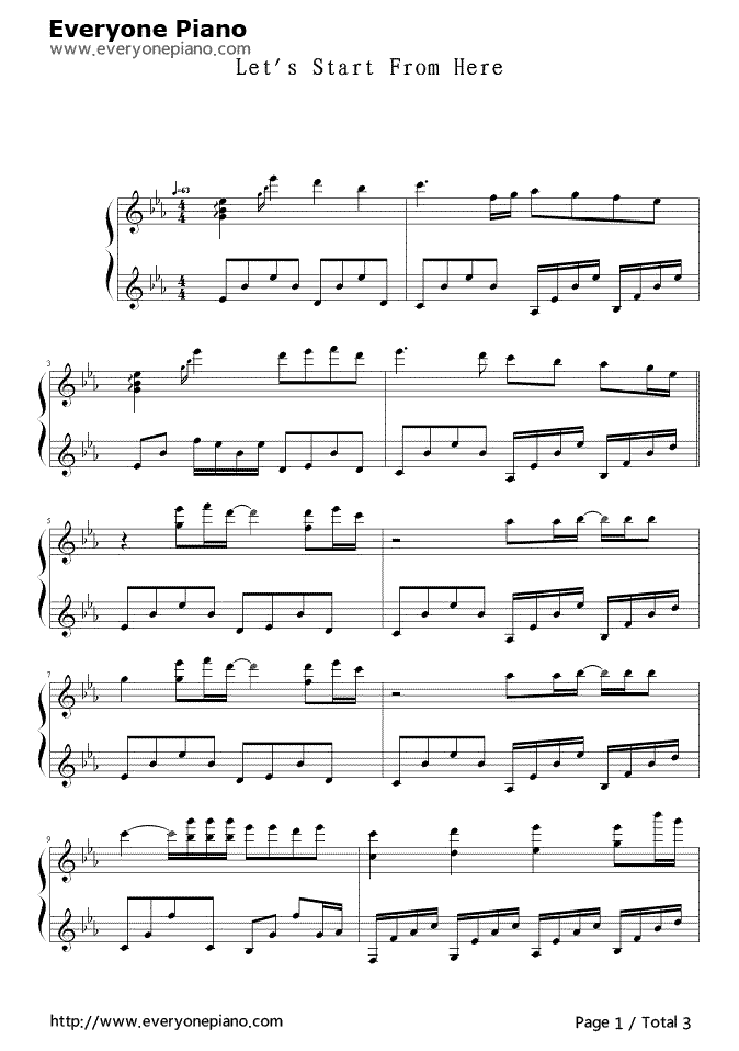 《迷宫》（王若琳演唱）钢琴谱第1张