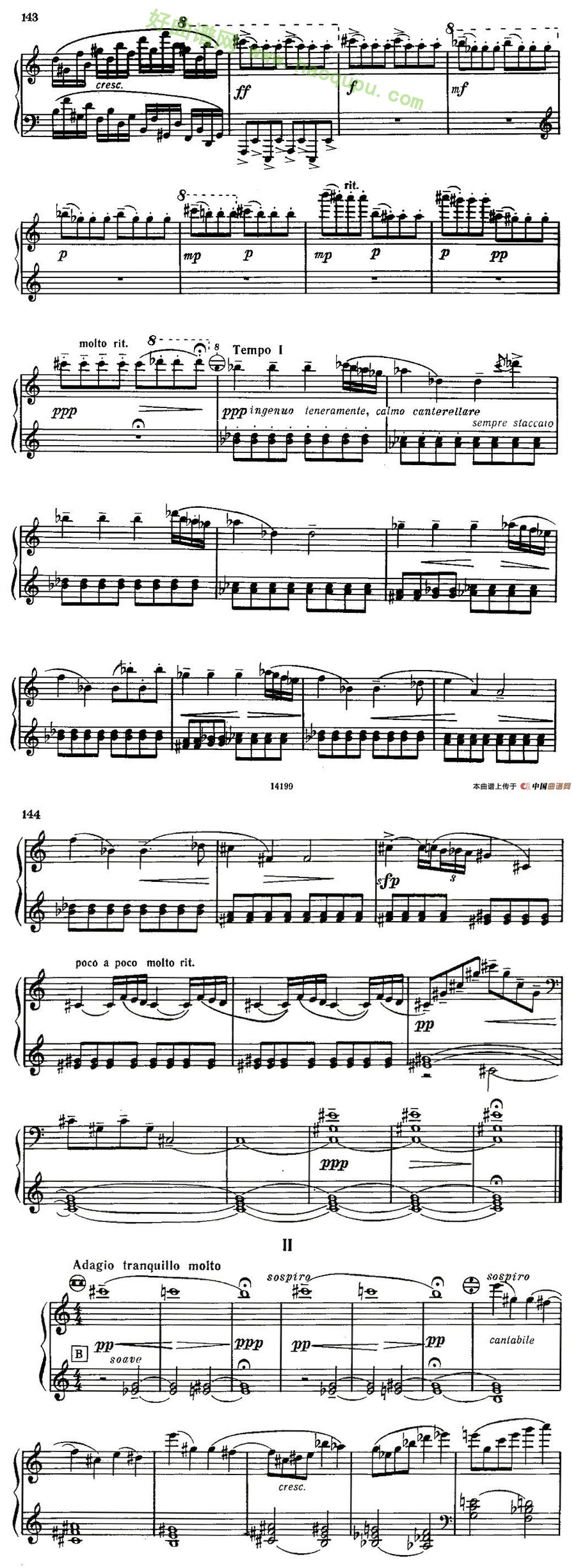 《佐罗塔耶夫》（奏鸣曲二号）手风琴曲谱第4张
