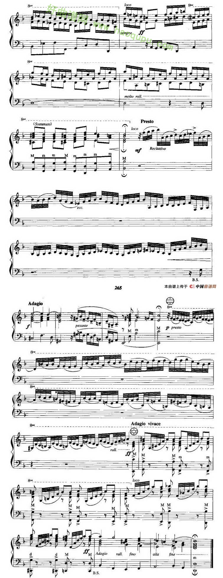 《d小调托卡塔与赋格》 手风琴曲谱第4张
