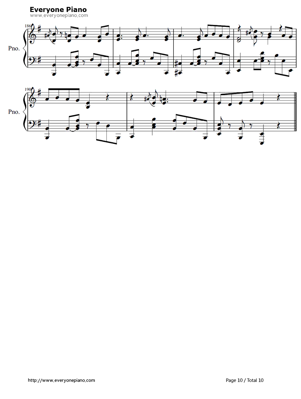 《阳炎days》（触手猴带力度版）钢琴谱第10张