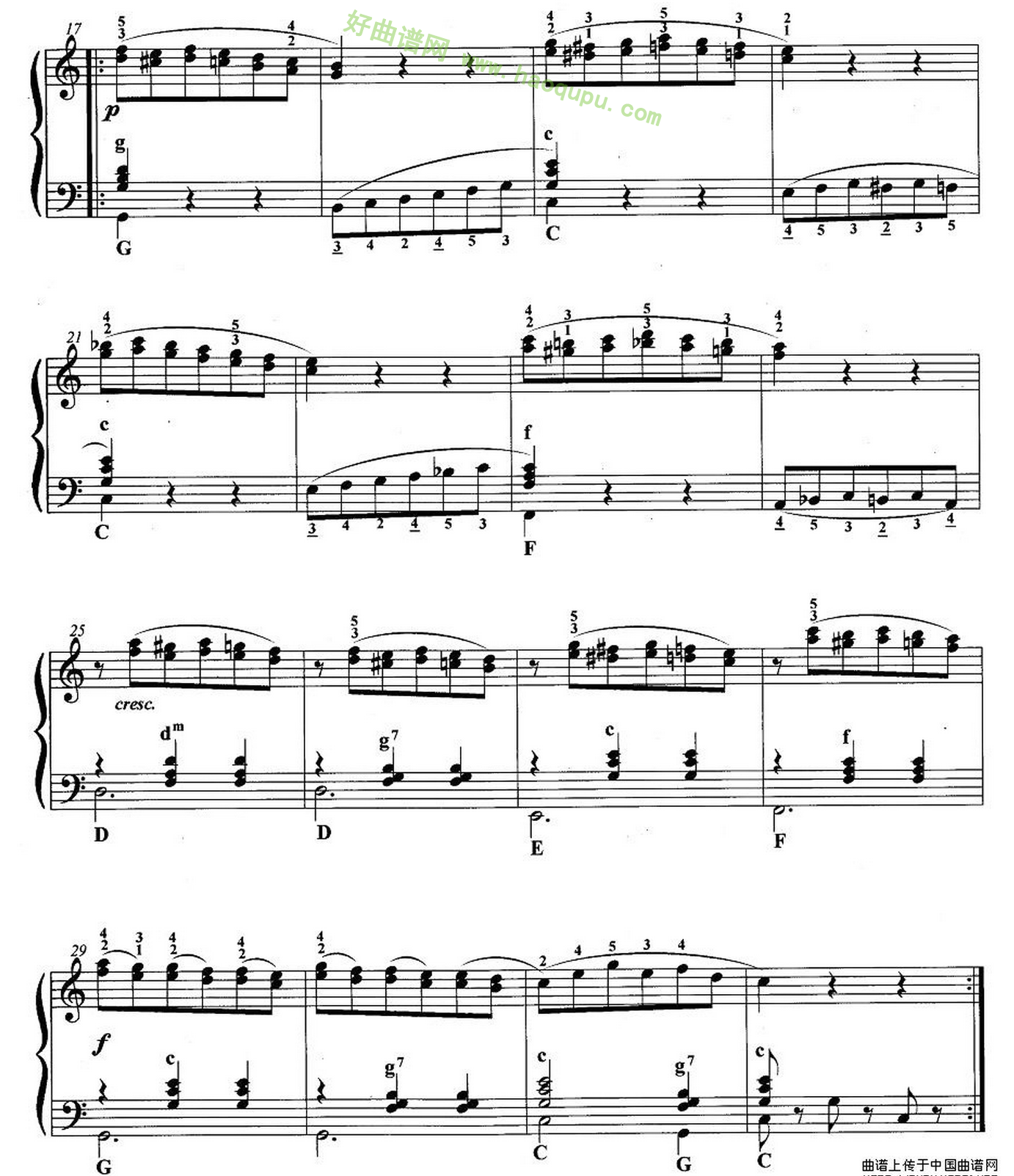 《手风琴考级第六级：2、练习曲》手风琴曲谱第2张